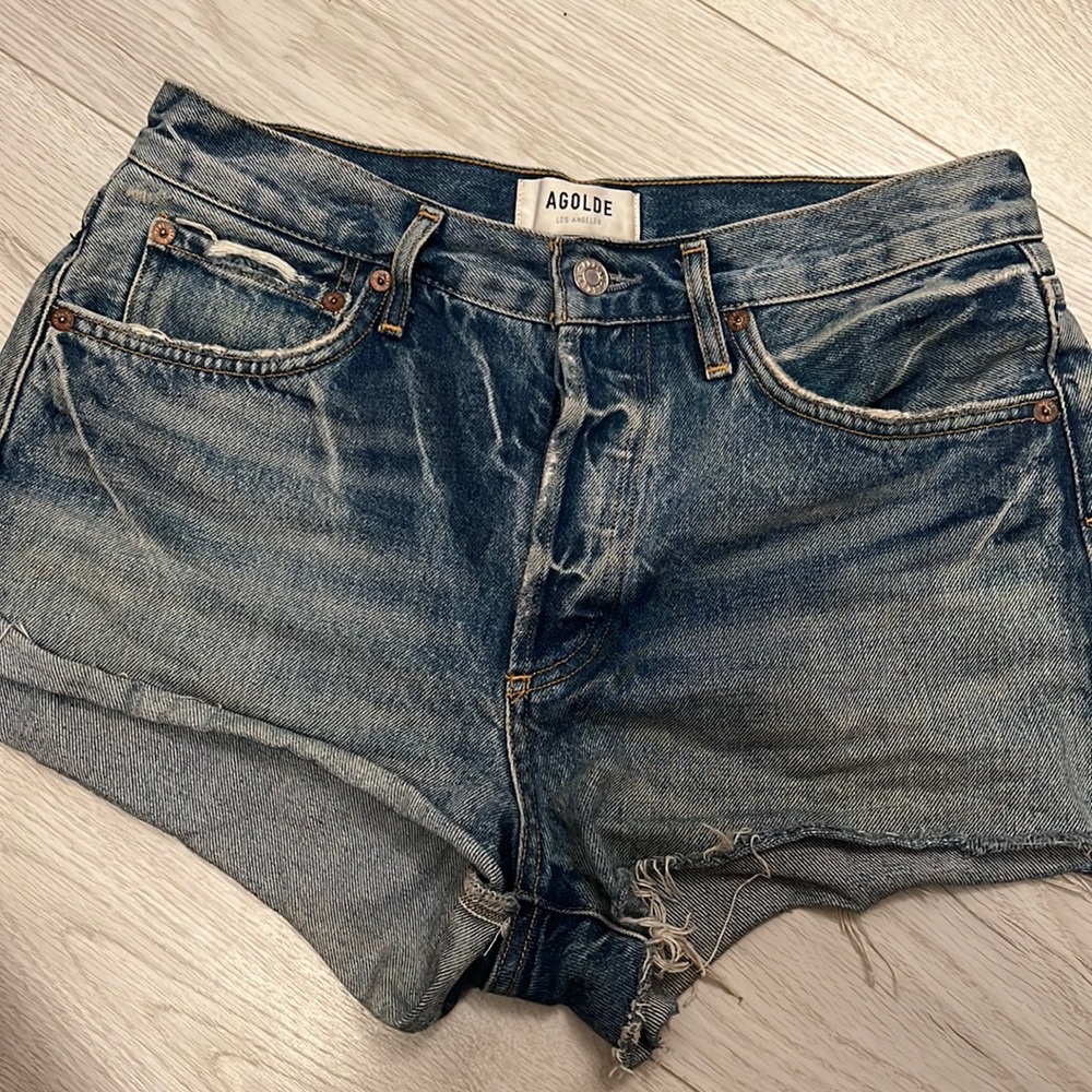 Agolde denim shorts